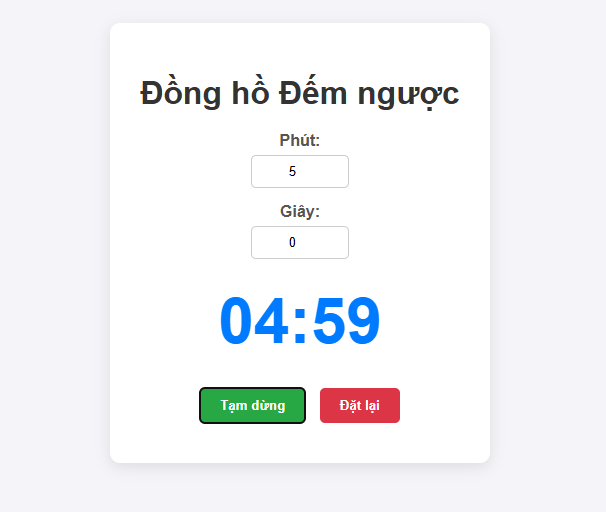 Đồng hồ đếm ngược